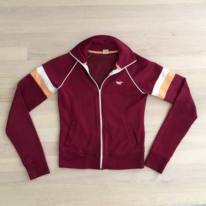 [Hollister] Maroon Track Jacket